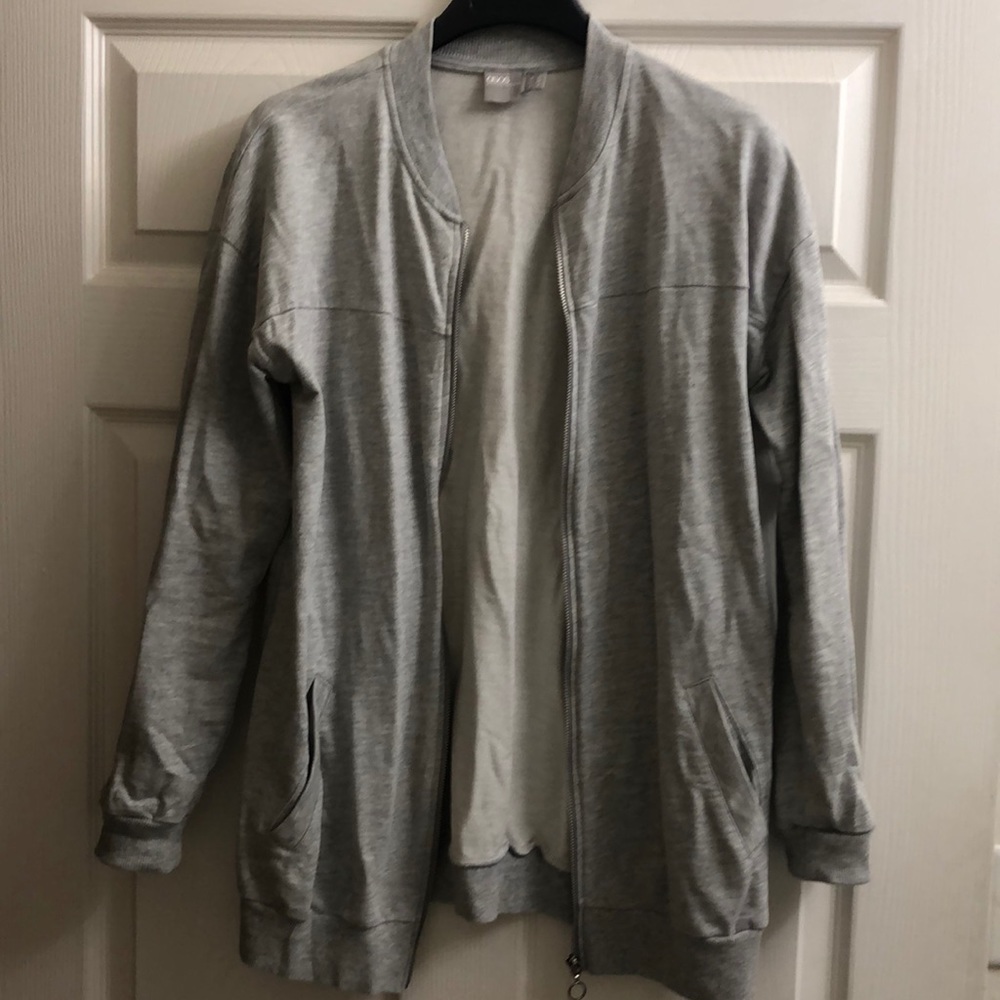 ASOS Gray Bomber Jacket